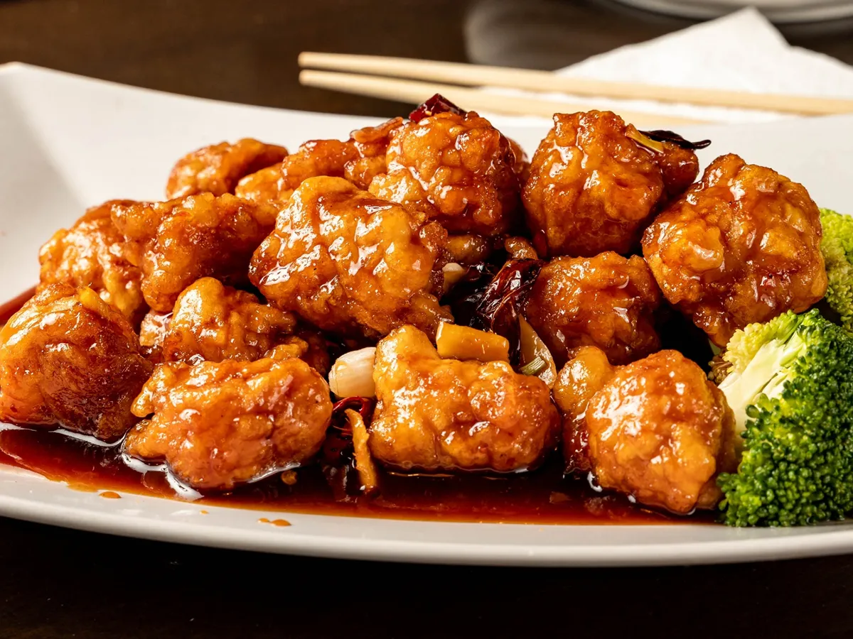 General Tso's Chicken at Cheng's Kitchen, a Chinese Restaurant in Alpha